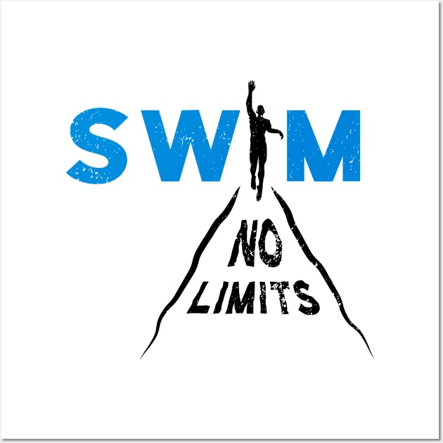 Swim guys No limits Wall Art by atomguy